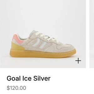 Women's Beige and Pink Sneakers